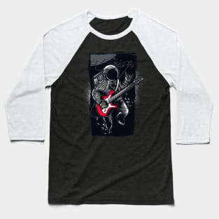 Guitarnout on the moon Baseball T-Shirt